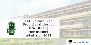 KAU Releases 2nd Provisional List for B.Sc.(Hons.) Horticulture Admission 2024; Check Details Here